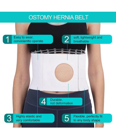 Ostomy Belt for Hernia Support and Stoma Care - Size M - Unisex - Pack of 1 - Buy Online on GoSupps.com