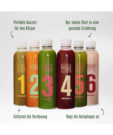 7-Day Classical Juice Cure - 42 Bottles | 6 Natural Flavors | Additive-Free Fasting Solution | Kale and Me - Buy Online on GoSupps.com