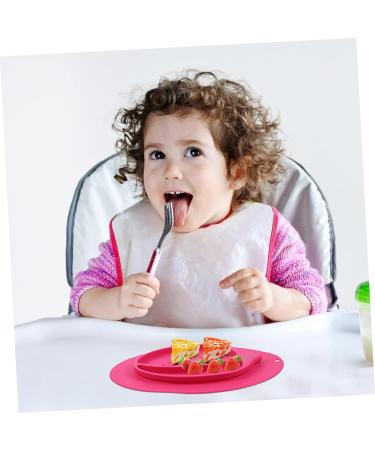 TOYANDONA Silicone Whale Plate - Child Red Toddler Board 31.5x23.5cm | Suction Bowl & Food Container - Buy Online on GoSupps.com