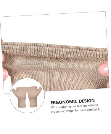 FRCOLOR Compression Wrist Gloves - Fingerless Athletic Support Brace & Thumb Strap - Premium Nylon 80% - Ideal for Pain Relief & Performance - Buy Online on GoSupps.com