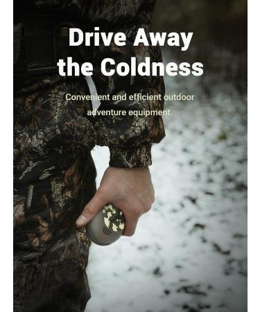 OCOOPA 10000mAh Waterproof Rechargeable Hand Warmer - 15 Hrs Lasting Time, 3 Heating Levels for Hunting, Camping, Hiking - PD & QC 3.0, Hands Heater - Jungle Camouflage - Buy Online on GoSupps.com