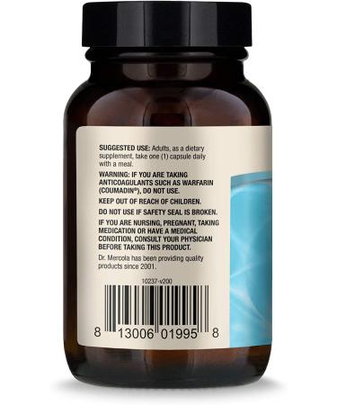 Dr. Mercola Calcium with Vitamins D3 & K2 - 90 Capsules for Strong Bones & Immunity - Buy Online on GoSupps.com