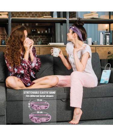 Shop Lotus Purple Silk Hair Band for Women 100% Mulberry Silk Headband Elastic Hair Accessory for Makeup Shower & Yoga Perfect Gift for Mothers Day - Buy Online on GoSupps.com