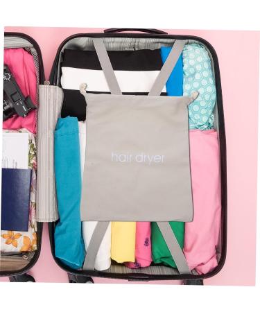 DRESSOOS 4pcs Hair Dryer Storage Bag Hair Dryer Bag Drawstring Bags Hairdyer Bag Mini Pouch Fabric Light Grey - Buy Online on GoSupps.com