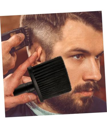 Ipetboom Hair Neck Brush Barber Brush Neck Duster Barber Duster Brush Barber Neck Duster Shaving Brush Mustache Grooming Hair Sweep Brush Hair Remover Duster Facial Clean Beard 14x10cm Black - Buy Online on GoSupps.com
