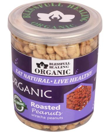Blessfull Healing Organic Natural Vegan Sriracha Roasted Peanuts Crunchy Healthy Snacks 250 Gram - Buy Online on GoSupps.com