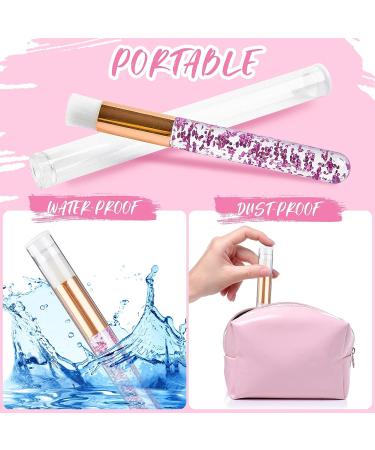TUZAZO 40 Pieces Pink Lash Shampoo Brushes Set - Crystal Eyelash Extension Cleanser Brushes with Travel Tubes - Facial Cleansing Brush Set - Buy Online on GoSupps.com