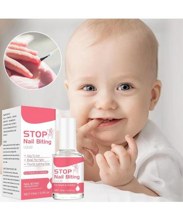 2 Stop Nail Biting - 15ML Anti-Nail Biting Polish Nail Biting Prevention Polish Stop Nail Biting Polish Thumb Sucking Stop Safe & Effective Bitter Taste For Kids - Buy Online on GoSupps.com