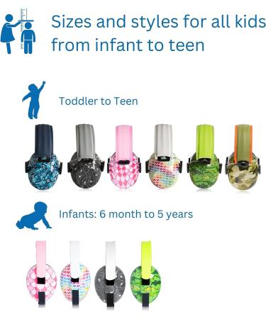 Kids Noise Cancelling Headphones - Aero Gray Infant (0-36 Months) - Buy Online on GoSupps.com