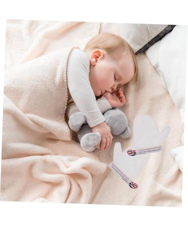 Frcolor Anti-Eating Gloves for Newborns - Scratch-Resistant Finger Protection 2 Pairs | Baby Pacifier & Thumb Littering Solution - Buy Online on GoSupps.com