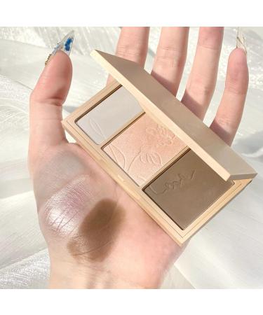 JUTQUT Highlighter Contour Palette 2-in-1 | Matte & Shimmer Face Makeup | Vegan Glow Finish with Brush - International Shipping - Buy Online on GoSupps.com