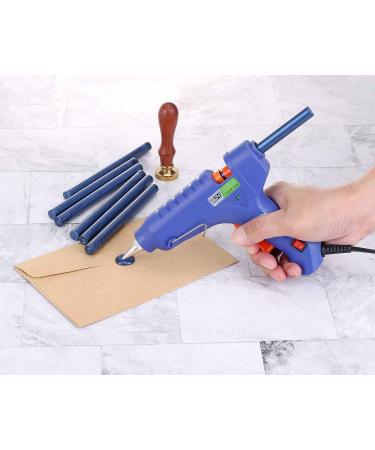 Yoption 15 Pieces Metallic Blue Glue Gun Sealing Wax Sticks for Wedding Invitations & Cards - Buy Online on GoSupps.com
