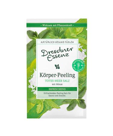 Dresdner Essence Body Scrub Dead Sea Salt Mint 50 g Skin Scrub