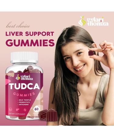 Premium TUDCA Bile Salts Gummies - 2000mg High Potency Liver Support Supplement Liver Detox & Repair with Milk Thistle Artichoke Probiotics - Vegan 30 Servings 60 Count (Pack of 1) - Buy Online on GoSupps.com