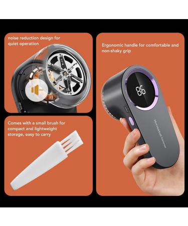 Electric Lint Remover - 500mAh USB Rechargeable Sweater Defuzzer for Furniture (Gray) | International Shipping Available - Buy Online on GoSupps.com