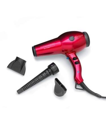 Diva Pro Styling Ultima 5000 Dryer with Styling Wand - Red Red Single