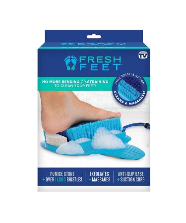 FreshFeet Blue Scrubber - Exfoliating Foot Scrubber for Smooth Skin - Buy Online on GoSupps.com