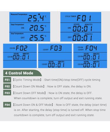 Inkbird Digital Temperature Controller Timer Outlet with Sensor Probe - Ideal for Reptile, Greenhouse & Home Fermentation | UK Plug - Buy Online on GoSupps.com