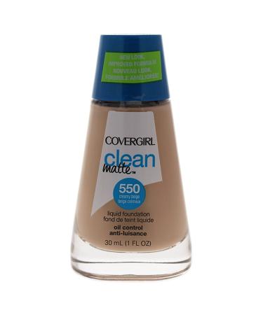 CoverGirl Clean Oil Control Liquid Makeup  Creamy Beige 550  1.0 Ounce Bottle