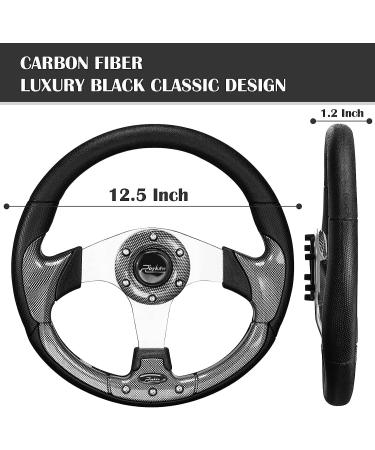 Roykaw Golf Cart Steering Wheel Hub Adapter - EZGO Club Car Yamaha Style 2 (Black) - Buy Online on GoSupps.com
