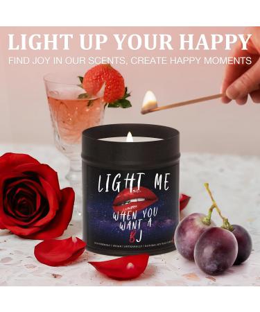 Valentine's Day Gifts for Him | Funny & Romantic Soy Scented Candles | Limited Edition Aromatherapy Jar Candle - Buy Online on GoSupps.com