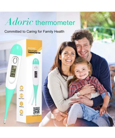 Digital Fever Thermometer for Babies, Kids & Adults - Green - Medical Grade - Buy Online on GoSupps.com