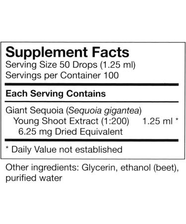 UNDA Gemmo Therapy Sequoia Gigantea - Giant Sequoia Young Shoot Extract 4.2 fl. oz | Natural Health Supplement | Buy Internationally - Buy Online on GoSupps.com