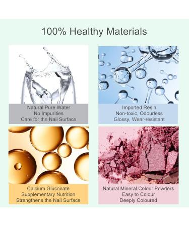 Nail Varnish Sets - Nude Pink Nail Polish Set - Quick Dry & Long Lasting Nail Polish - Oil-Based Formula Nail Polish Gift Set for DIY Nail Art No Need Baking - Buy Online on GoSupps.com