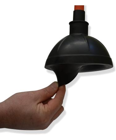 Bats Out Toilet Plunger - Heavy Duty Clog Remover for Bathroom, Toilet Bowls, Sinks in Homes, Commercial & Industrial Buildings - Buy Online on GoSupps.com