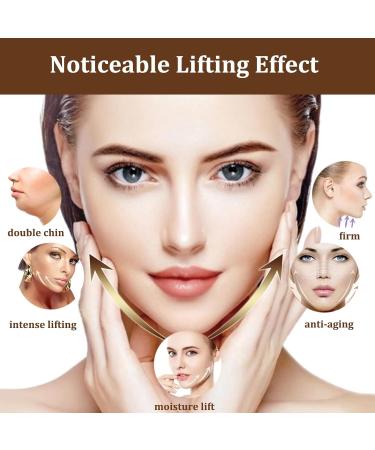 AREMOD V Shaped Slimming Face Mask Double Chin Reducer Chin Strap Chin Contour Firming Tightening Strap Face Lift Tape Mask V Line Lifting Mask Women & Men(5PCS) - Buy Online on GoSupps.com