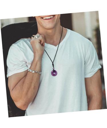 Minkissy 4-Piece Necklace Set - Safety Buckle Pendant Crystal Healing Circle Finger & Half Chain - Festival & Party Accessories - Buy Online on GoSupps.com