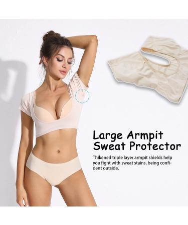 Sweatproof Underarm Sweat Vest for Women - Breathable Armpit Sweat Guard - Washable Armpit Shields - Skin Color, Medium (1 Pack) - Buy Online on GoSupps.com