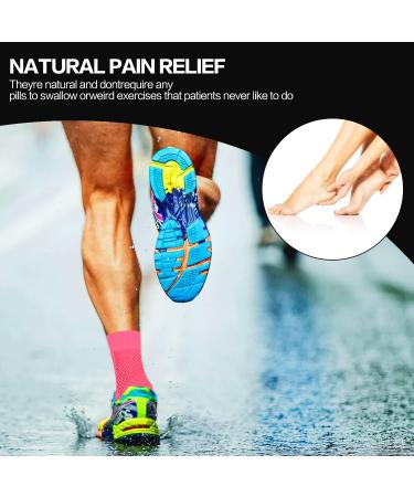 4 Pairs Plantar Fasciitis Socks Neuropathy Socks Ankle Compression Socks for Women Men Medical Ankle Support Brace Wide Calf Compression Socks for Flying Running S (2-4.5) 4 Pairs Pink - Buy Online on GoSupps.com
