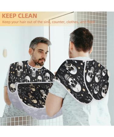 Buy Halloween Skull Beard Bib Apron - Ultimate Beard Hair Catcher for Men | Perfect Gift for Dad & Husband | Fast International Shipping - Buy Online on GoSupps.com