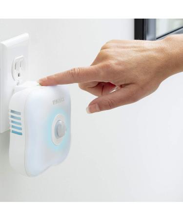 Homedics TotalClean UV-C Light Plug-in Air Sanitizer - For Bathrooms, Bedrooms, Small Spaces - Reduces Odors, Bacteria, Virus - with Auto-On Motion and Night-Light - Buy Online on GoSupps.com