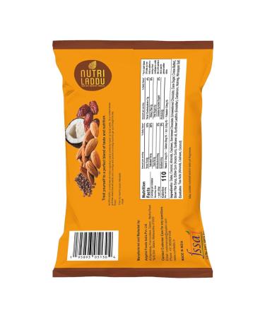 Nutri Laddu Indian Energy Balls - Keto Friendly On-The-Go Snack (Box of 5 Pouches - 10 Chocolate Balls) | International Shipping Available - Buy Online on GoSupps.com