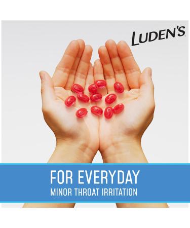 Luden's Sugar Free Wild Cherry Throat Drops Sore Throat Relief 25 Count (12 Pack) 25 Count (Pack of 12) Sugar Free Wild Cherry - Buy Online on GoSupps.com
