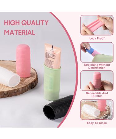 8 PCS Silicone Travel Toiletry Covers | Leak Proof & Reusable Sleeve Set for Women | Perfect Travel Gadgets - Buy Online on GoSupps.com