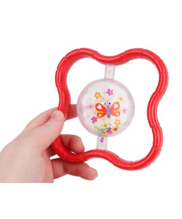 Toyland Baby & Toddler Teething Toys - Butterfly Red Design | Safe 3m+ Teething Relief - Buy Online on GoSupps.com