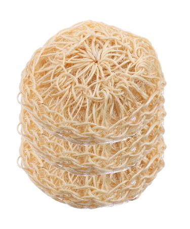 minkissy 3pcs Cleaning Bath Ball Loofah Bath Scrubber African Exfoliating Net Bath Cleaning Bath Sponge Balls Bath Sponges for Shower Backbody Scrubber Bath Flower Sisal 1 Count (Pack of 1)