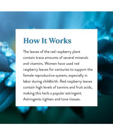 Nature's Sunshine Red Raspberry 100 Capsules - Natural Support for Women's Health - Buy Online on GoSupps.com