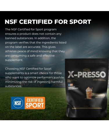 ATHLEAN-X PRO-30G Xpresso Premium Caffeinated Protein Powder Caramel Macchiato Gluten-Free Low Sugar 30g of High Protein Powder for Muscle Recovery & Growth NSF Certified for Sports - Buy Online on GoSupps.com