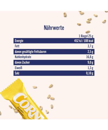 Buy Corny Classic Chocolate Banana Cereal Bars - Delicious Chocolate & Banana Flavor 60x25g - International Shipping Available - Buy Online on GoSupps.com