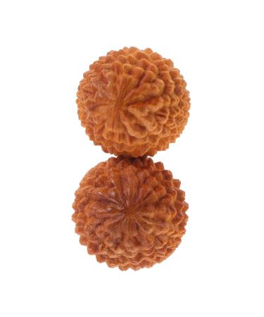 Gatuida 2st Massage bum Tools for wood fitness supply handballs made of wood Hand Physical decoration Chinese handballs Hand massage balls made of wood yoga training ball wood