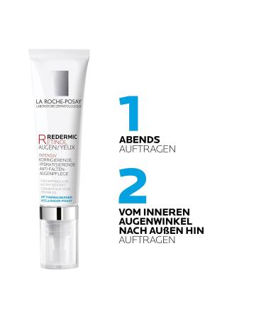Buy La Roche-Posay Redermic R Eyes 15ml - Anti-Aging Eye Cream for Dark Circles & Puffiness - International Shipping - Buy Online on GoSupps.com