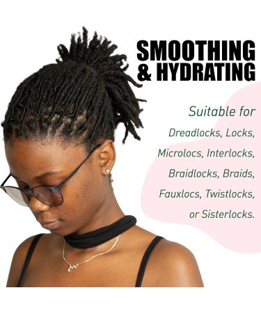 Hair Styling Gel for Dreadlocks & Braids - High Shine 9.5oz (Rose Mint) | Perfect for Perfecting Braidlocks & Styles - Buy Online on GoSupps.com