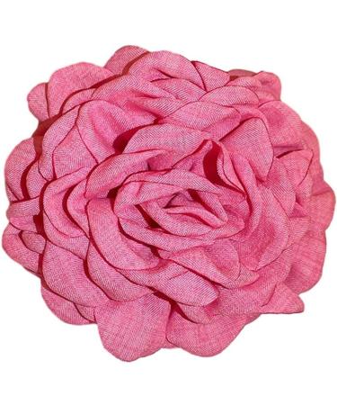 Big Flower Hair Claws Women's Vintage Headwear Big Rose Flower Hair Bow Barrettes Ponytail Holder Hair Accessories for Girls Rose Red - Buy Online on GoSupps.com