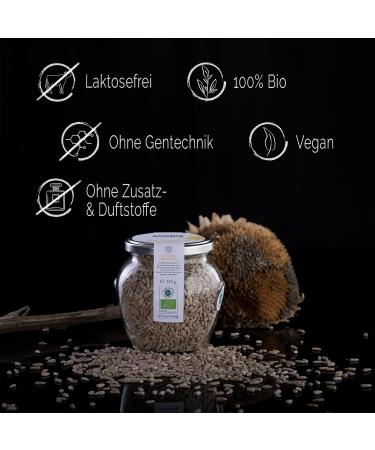 Buy Sannis Organic Sunflower Seeds 320g - Peel & Unsalted Rich in Vitamin E Gluten-Free Perfect for Topping & Baking - Controlled Organic Cultivation - Buy Online on GoSupps.com