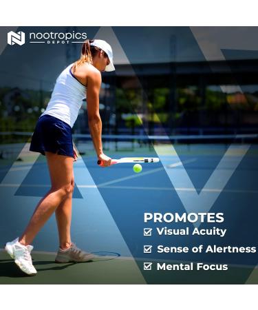 Nootropics Depot Caffeine & L-Theanine Capsules - 200mg Caffeine 100mg L-Theanine | Energy Booster & Mental Focus | 60 Count Natural Supplement - Buy Online on GoSupps.com