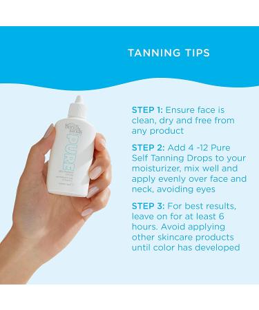 Bondi Sands PURE Self-Tanning Drops with Hyaluronic Acid - Fragrance Free, Cruelty Free, Vegan | 1.35 Oz - Buy Online on GoSupps.com